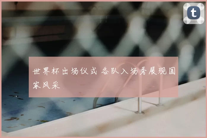 世界杯出场仪式 各队入场秀展现国家风采